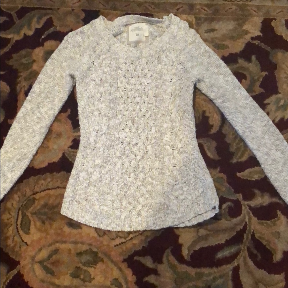 Cable knit sweater